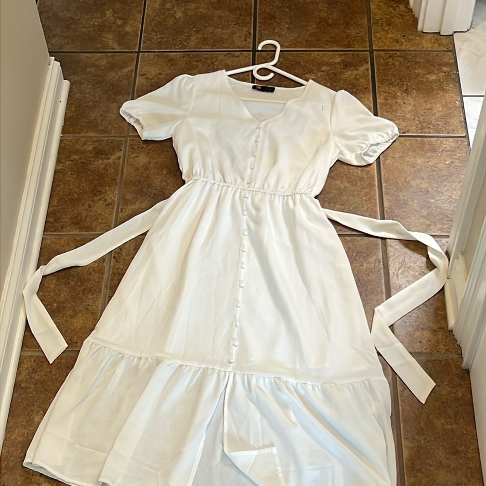 White dress